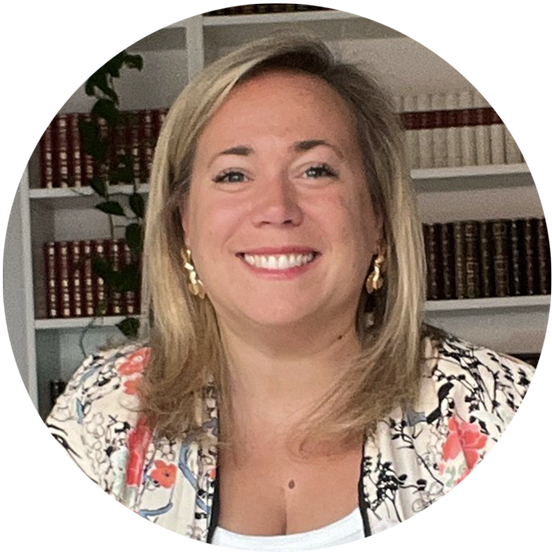 Visage de Séverine Bouchet, souriante